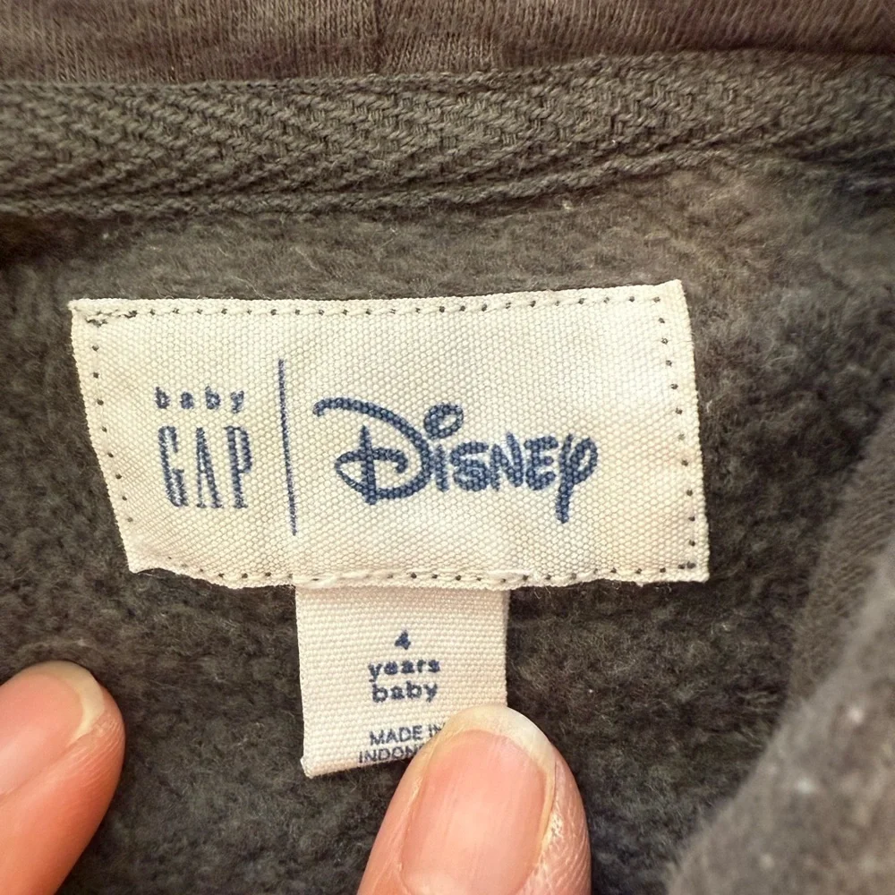 GAP Kids Charcoal Mickey Mouse Hoodie